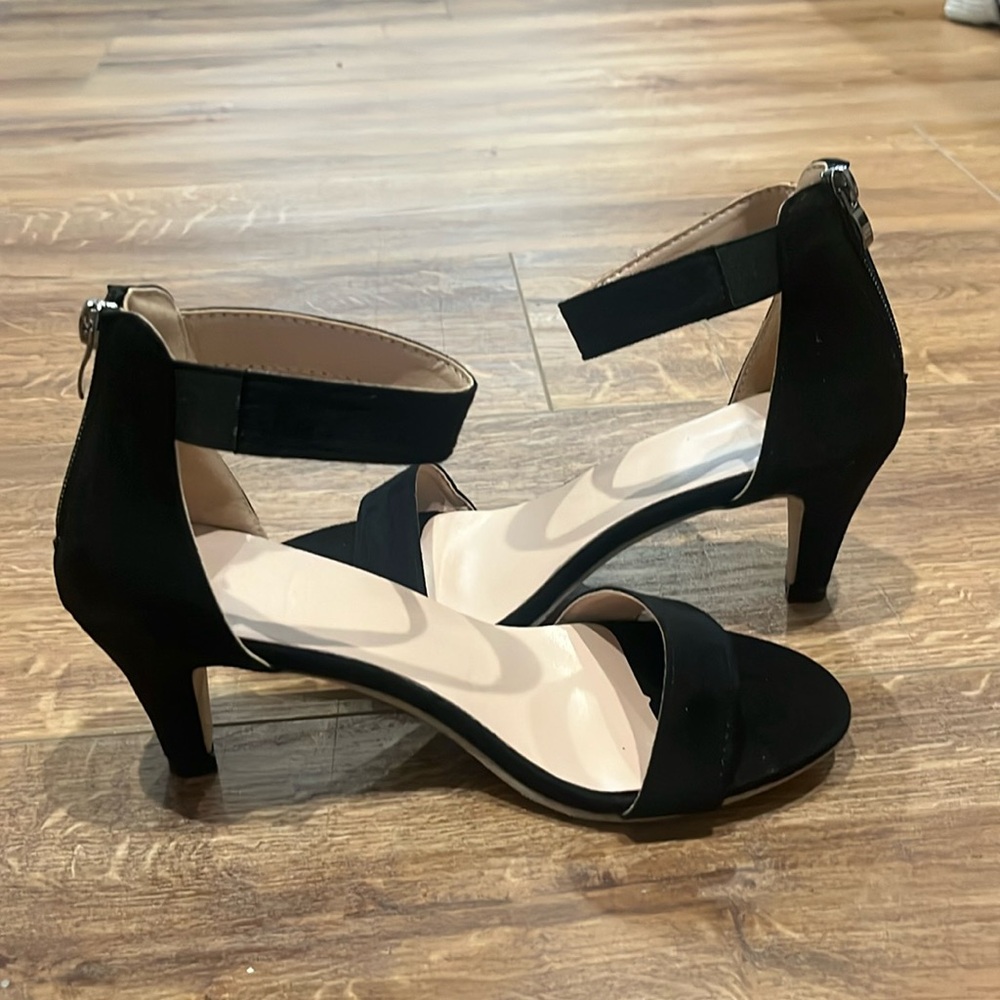 Short black heels!